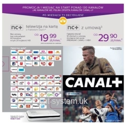 Dekoder Telewizja na karte NC+ MIX HD Canal+ ITI 2850 Polska Telewizja TNK FULL